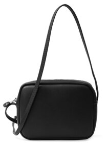 Женская оригинальная мини-сумка на плечо с перекрестным ремешком и молнией (20767) Luwwe Bags, черный