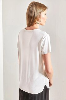 Женская повседневная базовая футболка из модала SHADE