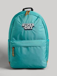 Рюкзак Montana с микровышивкой Superdry Vintage, лазурный сумеречный синий