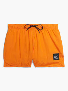 Шорты для плавания Calvin Klein Runners, оранжевый цвет Sun Kissed Orange