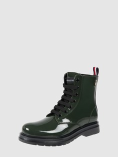 Ботинки в лакированном виде, модель «Семёрка» Tommy Hilfiger, зеленый