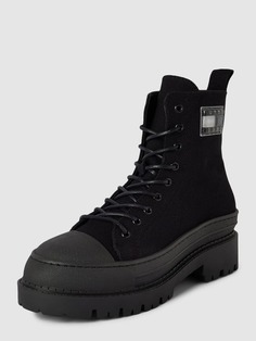 Ботинки на шнуровке с нашивкой-лейблом, модель CANVAS Tommy Jeans, черный