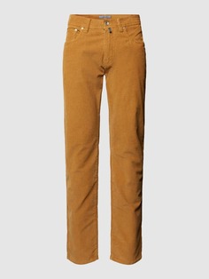 Вельветовые брюки с 5 карманами, модель «Лион» Pierre Cardin, желтый