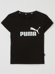 Футболка стандартного кроя с логотипом Puma, черный