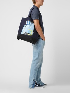 Хлопковая большая сумка Esprit, синий
