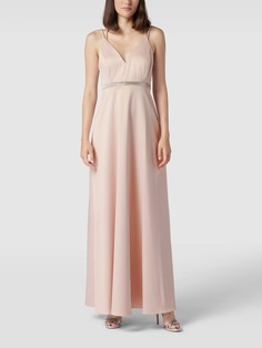 Вечернее платье длины макси с отделкой стразами Jake*s Cocktail, розовый