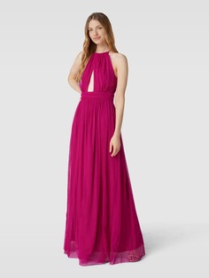 Вечернее платье с вырезом LACE &amp; BEADS, розовый