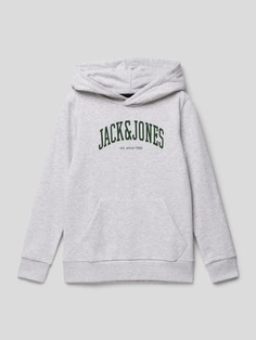 Худи в крапинку, модель EJOSH Jack &amp; Jones, экрю