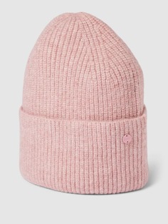 Вязаная шапка с лейблом деталь модели &quot;СКИ&quot; Esprit, розовый