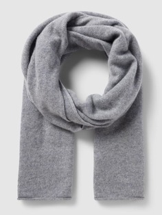 Вязаный кашемировый шарф Christian Berg, серый