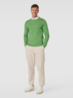 Вязаный свитер в пестрый вид McNeal, зеленый лайм