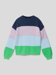 Вязаный свитер из смесовой вискозы, модель &quot;КОНСАНДИ&quot; Only, зеленый