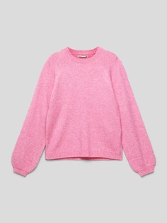 Вязаный свитер из смесовой вискозы, модель «KONLESLY KINGS» Only, розовый