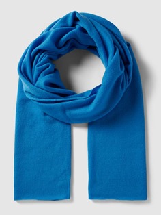 Вязаный кашемировый шарф однотонного дизайна (The Mercer) N.Y., синий
