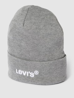 Шапка с вышивкой логотипа, модель &quot;Wordmark&quot; Levi&apos;s, серый Levis