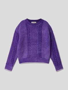 Вязаный свитер с круглым вырезом Scotch &amp; Soda, фиолетовый