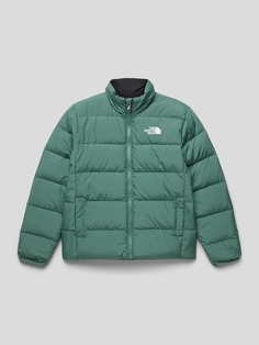 Двусторонний пуховик The North Face, зеленый