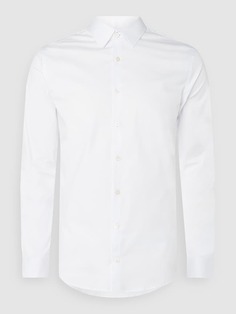 Деловая рубашка супероблегающего кроя с эластичным наполнением Tiger Of Sweden, белый