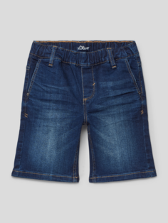 Джинсовые шорты с боковыми карманами s.Oliver, синий