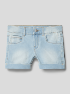 Джинсовые шорты с фиксированными манжетами, модель SALLI Name It, джинс