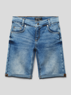 Джинсовые шорты с фиксированными манжетами, модель NORM Blue Effect, джинс