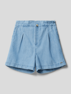 Джинсовые шорты со складками, модель JIMENA Pepe Jeans, синий