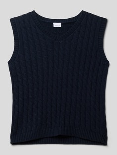 Жилет-свитер с V-образным вырезом модель &quot;МРУСО&quot; Name It, синий