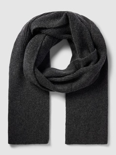 Кашемировый шарф однотонного дизайна McNeal, темно-серый