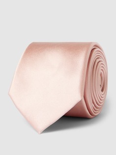 Шелковый галстук с легким отливом (6,5 см) Willen, розовый