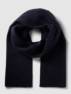 Кашемировый шарф однотонного дизайна McNeal, темно-синий
