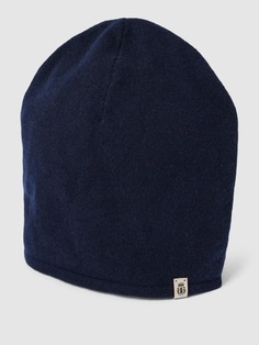 Кашемировая шапка с лейблом Roeckl, темно-синий