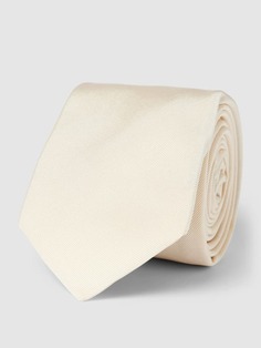 Шелковый галстук однотонного дизайна (7 см) Blick, экрю Blick.