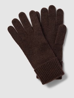 Кашемировые перчатки с широкой манжетой Christian Berg, шоколадно-коричневый