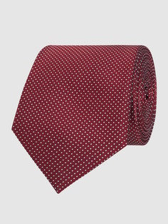 Шелковый галстук с узором по всей поверхности Willen, темно-красный