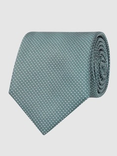 Шелковый галстук с узором по всей поверхности Willen, зеленый