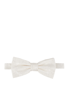 Шелковый галстук-бабочка Monti, молочный