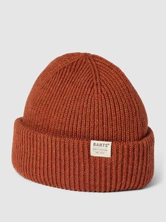 Шерстяная шапка с логотипом, модель FEODORE Barts, ржаво-красный