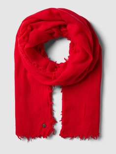 Шерстяной шарф из чистой новой шерсти Fraas, красный