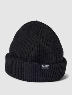 Шерстяная шапка с логотипом, модель FEODORE Barts, черный