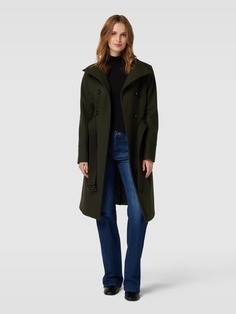 Шерстяное пальто с воротником с лацканами Jake*s Collection, темно-зеленый