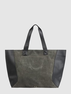Кожаная сумка-хобо Becksöndergaard, темно-серый