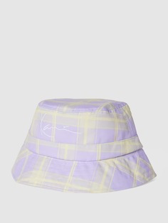 шляпа-ведро в клетку тартан KARL KANI, фиолетовый