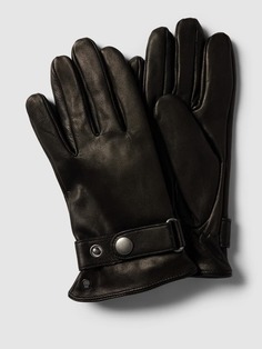 Кожаные перчатки с этикеткой Roeckl, черный