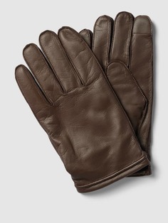 Кожаные перчатки модель &quot;Крэнтон&quot; BOSS, темно-коричневый