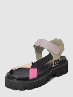 Кожаные сандалии с лейблом, модель «ELSIE» Blauer USA, черный