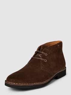 Кожаные туфли со шнуровкой Polo Ralph Lauren, темно-коричневый