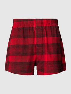 шорты-боксеры в клетку тартан Calvin Klein Underwear, красный