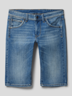 Шорты-бермуды с пятью карманами Pepe Jeans, синий