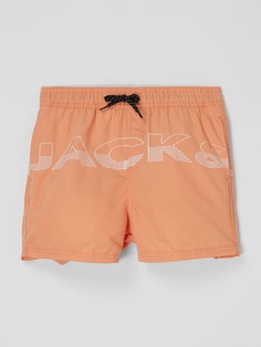 Комплект плавок и полотенец модель «Beach Pack» Jack &amp; Jones, коралловый
