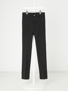 Костюмные брюки узкого кроя с заглаженными складками G.O.L., черный Гол